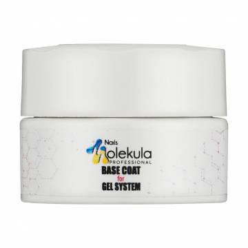 Базовое покрытие для гель-лака Nails Molekula Professional Base Coat For Gel System, 5 мл Базовое покрытие для гель-лака Nails Molekula Professional Base Coat For Gel System, 5 мл