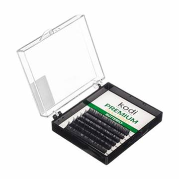 Ресницы для наращивания C 0.1 Kodi Professional (6 рядов: 7 мм) упаковка Butterfly Green Ресницы для наращивания C 0.1 Kodi Professional (6 рядов: 7 мм) упаковка Butterfly Green