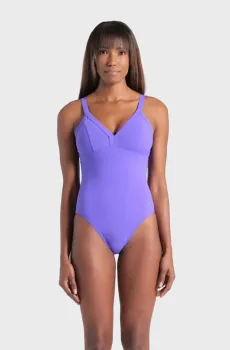 Женский сиреневый купальник SWIMSUIT LARA SOFT CURVE BACK Сиреневый 42 Arena 008119-900