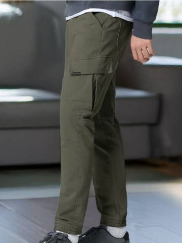 Джинси regular jogger fit - темно-зелений Джинси regular jogger fit - темно-зелений