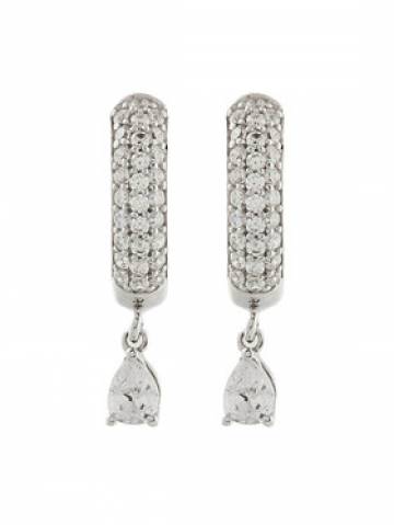 Guess Сережки JSBE04 510JW Срібний Guess Сережки JSBE04 510JW Срібний