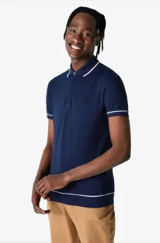 Мужское голубое поло Голубой S Lacoste PH4275525