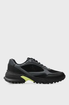 Мужские черные кроссовки HIKE RUNNER Черный 41 Calvin Klein Jeans YM0YM01451