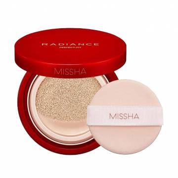 Тональный кушон для лица Missha Radiance Perfect-Fit Cushion SPF 50, 19 Ivory, 15 г Тональный кушон для лица Missha Radiance Perfect-Fit Cushion SPF 50, 19 Ivory, 15 г