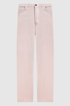 Розовые джинсы Dakota с патчем