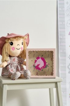 Скарбничка з мотивом єдинорога - різнобарвний