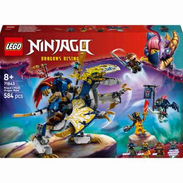 Конструктор LEGO NINJAGO Розбійник: Робот-вершник на драконі (718430) Конструктор LEGO NINJAGO Розбійник: Робот-вершник на драконі (718430)