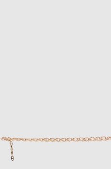 Золотистый пояс-цепочка с кристаллами