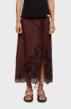 Женская коричневая юбка Коричневый 40 Bimba Y Lola 251BR4806.10602