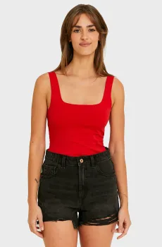 Женский красный топ Красный XXS Tally Weijl SSLCOERBI