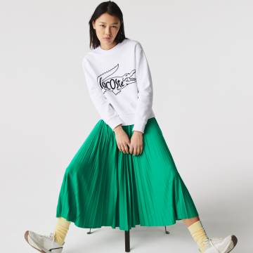 Lacoste толстовка жіноча з круглим вирізом Lacoste толстовка жіноча з круглим вирізом