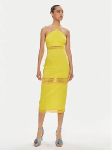 Patrizia Pepe Літня сукня 2A2729/A268-Y447 Жовтий Slim Fit Patrizia Pepe Літня сукня 2A2729/A268-Y447 Жовтий Slim Fit