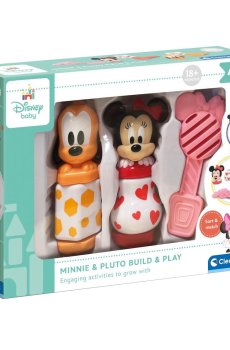Детская игрушка-конструктор Clementoni Disney Baby Мини и Плуто, от 1.5 лет, 25*19*6 см, 7 деталей (17842)