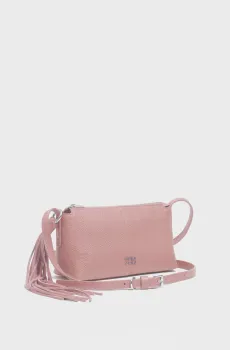 Женская пудровая кожаная сумка Розовый ONESIZE Bimba Y Lola 262BBB861.10301