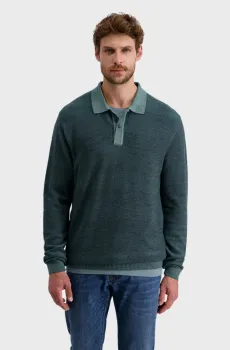 Мужское зеленое шерстяное поло Зеленый M Pierre Cardin PC.-C5 50714.5038