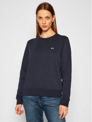 Tommy Jeans Світшот Fleece DW0DW09227 синій Regular Fit Tommy Jeans Світшот Fleece DW0DW09227 синій Regular Fit