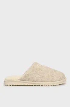 Женские серые шерстяные тапочки Pantofli Серый 39 Gant 29598801