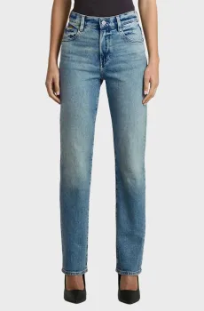 Женские голубые джинсы Viktoria High Straight Wmn Голубой 28-32 G-Star RAW D23959,D538