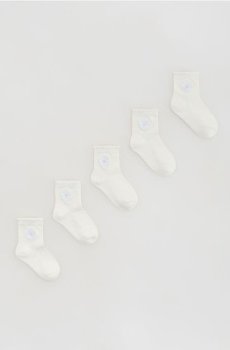 Reserved - Шкарпетки, 5 пар - кремовий - 914IH-01X