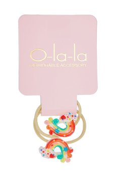 Детская резинка для волос O-la-la радуга, 1 шт (D-R-2)