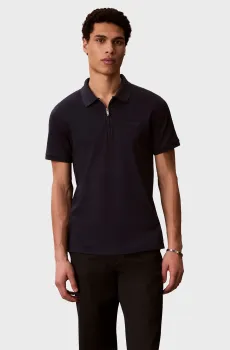 Мужское темно-синее поло SUPIMA Синий XL Calvin Klein LV04LE255G