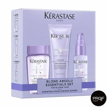 Набор для волос Kerastase Blond Absolu Discovery Set (шампунь-ванна, 80 мл + средство, 75 мл + сыворотка, 45 мл) Набор для волос Kerastase Blond Absolu Discovery Set (шампунь-ванна, 80 мл + средство, 75 мл + сыворотка, 45 мл)