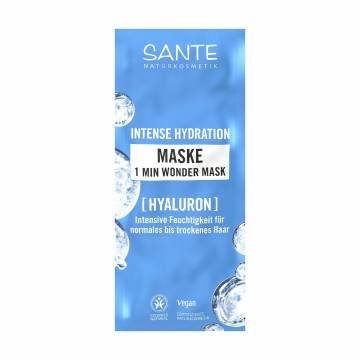 Увлажняющая биомаска для волос Sante Intense Hydration с алоэ, 20 мл Увлажняющая биомаска для волос Sante Intense Hydration с алоэ, 20 мл