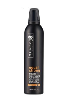 Уценка! Восстанавливающий мусс для волос Black Professional Line Equal Strong сильной фиксации, 400 мл