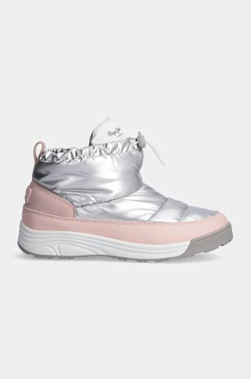 Детские сапоги Pepe Jeans JARVISLOSSOM цвет серебрянный PGS50200