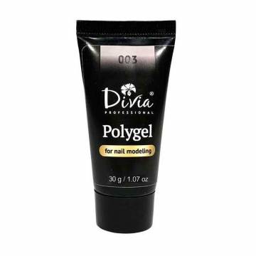 Полигель для наращивания ногтей Divia Polygel 003, 30 г Полигель для наращивания ногтей Divia Polygel 003, 30 г