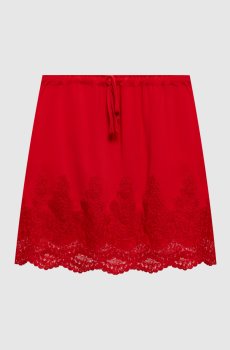 Красная юбка мини