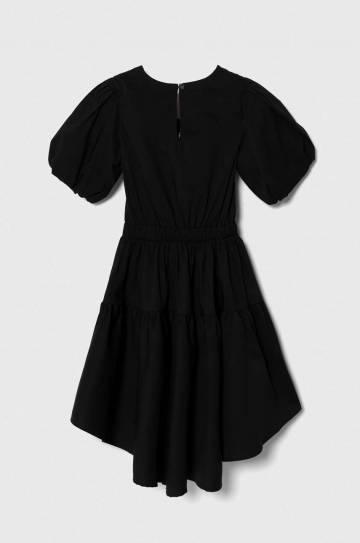 Детское платье Pinko Up цвет чёрный mini расклешённая Детское платье Pinko Up цвет чёрный mini расклешённая