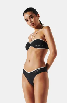 Женские черные трусики от купальника HOTEL KARL RIB RIO BOTTOMS Черный M Karl Lagerfeld A1W46030