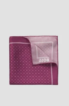 Мужской розовый платок с узором Розовый ONESIZE BOSS 50532788;651