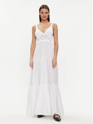 Liu Jo Літня сукня MA4070 MA23A Білий Regular Fit Liu Jo Літня сукня MA4070 MA23A Білий Regular Fit