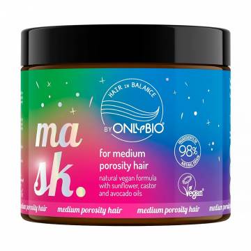 Маска OnlyBio Hair in Balance Mask для волос со средней пористостью, 400 мл Маска OnlyBio Hair in Balance Mask для волос со средней пористостью, 400 мл