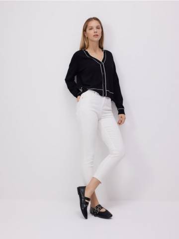 Reserved - Джинси slim push up - білий - 8434B-00J Reserved - Джинси slim push up - білий - 8434B-00J