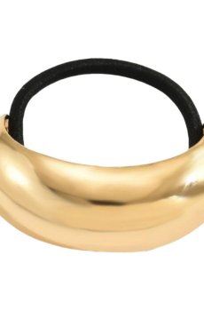 Резинка для волос золотая, 1 шт (E25092622)