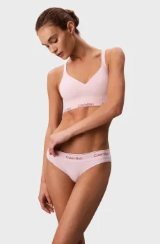 Женские розовые трусики BIKINI Розовый XS Calvin Klein LV00QF8520