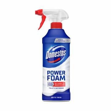 Спрей-пена для чистки унитаза и ванной комнаты Domestos Arctic Fresh, 435 мл Спрей-пена для чистки унитаза и ванной комнаты Domestos Arctic Fresh, 435 мл