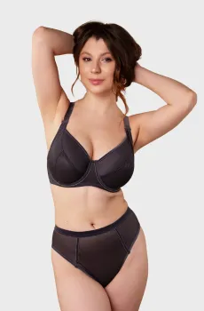 Женский темно-серый бюстгальтер Серый 80E brabrabra SLZ25501011
