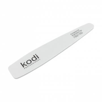 Пилка для ногтей Kodi Professional 150/150 грит конусная, белая, 178*32*4 мм Пилка для ногтей Kodi Professional 150/150 грит конусная, белая, 178*32*4 мм