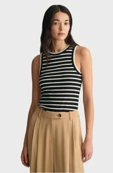 Женская майка в полоску STRIPED Разноцветный L Gant 4200853