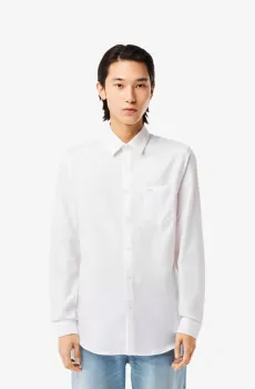 Мужская белая рубашка Белый 42 Lacoste CH8522001