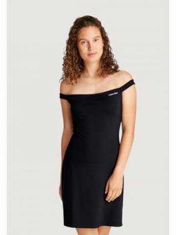 Calvin Klein Jeans Повсякденна сукня Logo Milano J20J225541 Чорний Slim Fit Calvin Klein Jeans Повсякденна сукня Logo Milano J20J225541 Чорний Slim Fit