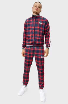 Мужской спортивный костюм в клетку (кофта, брюки) WICKSTONE Разноцветный S Lonsdale 117278