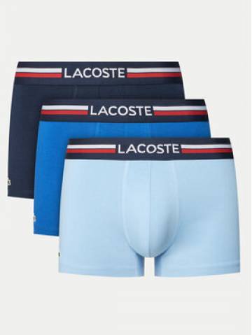 Lacoste Набір з 3 пар боксерів 5H2390 Голубий Lacoste Набір з 3 пар боксерів 5H2390 Голубий