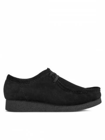 Clarks Мокасини Wallabee Evo 261728207 Чорний Clarks Мокасини Wallabee Evo 261728207 Чорний