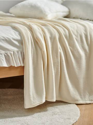 Плед - кремовий