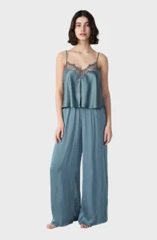 Женский бирюзовый топ EVENTAIL Бирюзовый L Etam 6551435